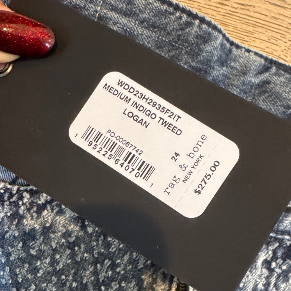 Patterned Rag & Bone Jeans - Picture 4 of 7